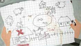 What the Ladybird Heard. There is also a map (drawn by the thieves) which opens up some lovely possibilities for discussion about direction and location of objects on the farm.